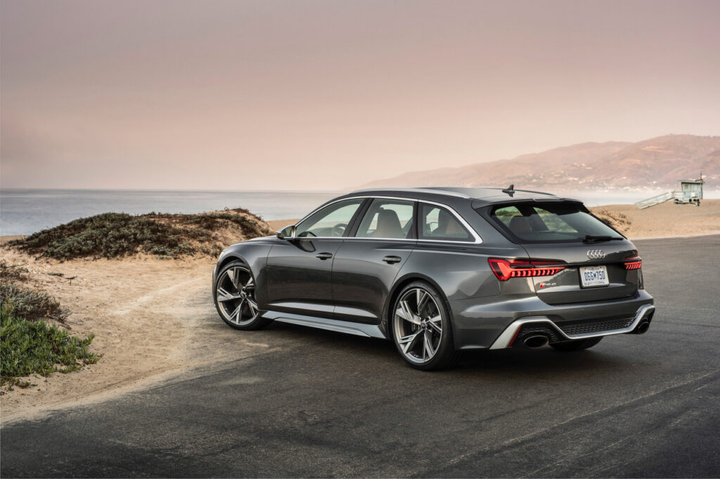 Traseira da Audi RS6.
