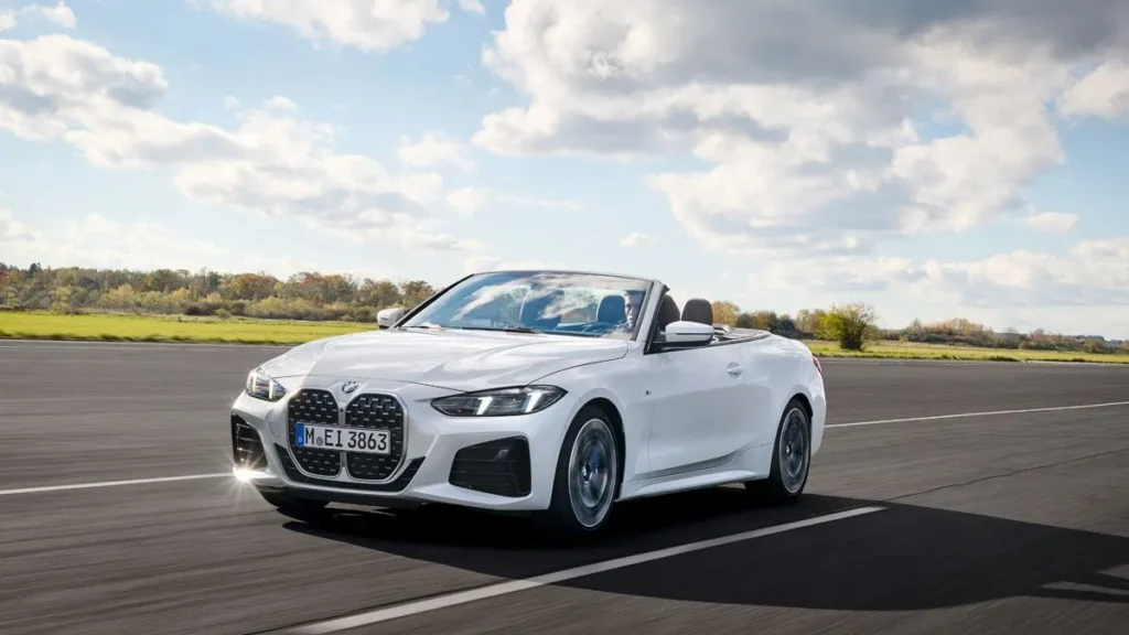 Frontal da BMW 420 Cabrio.
